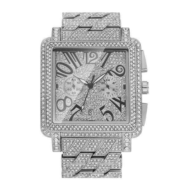 Reloj Deportivo Digital de Diamante con Pantalla Cuadrada y Múltiples Funciones - Image 6