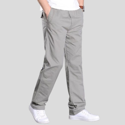 Pantalones Casuales de Algodón para Hombre - Talla Grande Verano - Image 6
