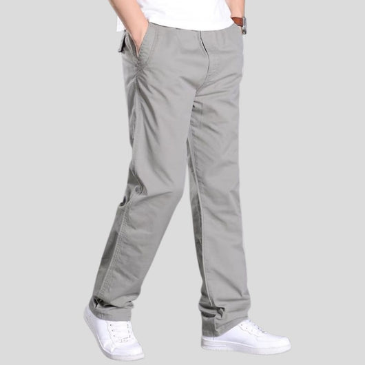 Pantalones Casuales de Algodón para Hombre - Talla Grande Verano - Image 6