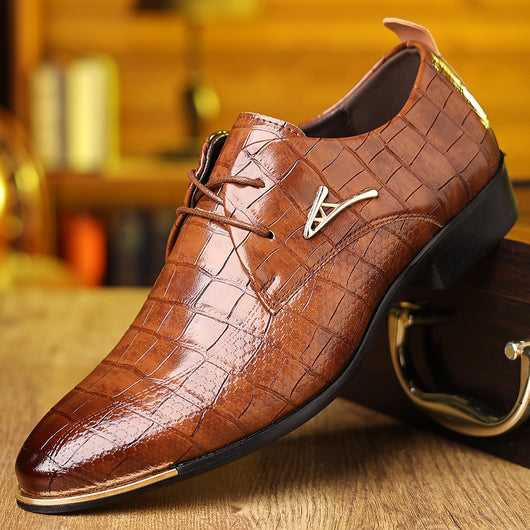 Zapatos de Cuero Formal Punta Fina Talla Grande - Calzado Ejecutivo Premium para Hombre - Image 6