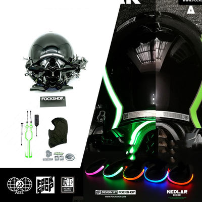 Máscara Cyberpunk LED Diodo KEDLAR - Edición DIY Personalizable - Image 11