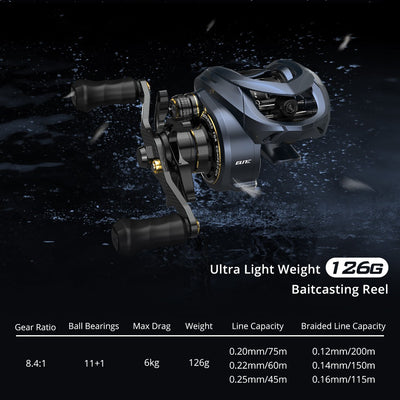 Carrete de Pesca Ultraligero Metálico con Freno de Agua - Image 8