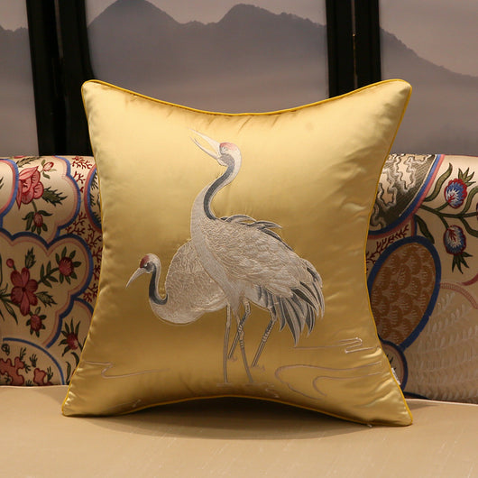 Funda de Almohada Decorativa Grúa sin Relleno para Cintura y Cabecera - Image 10