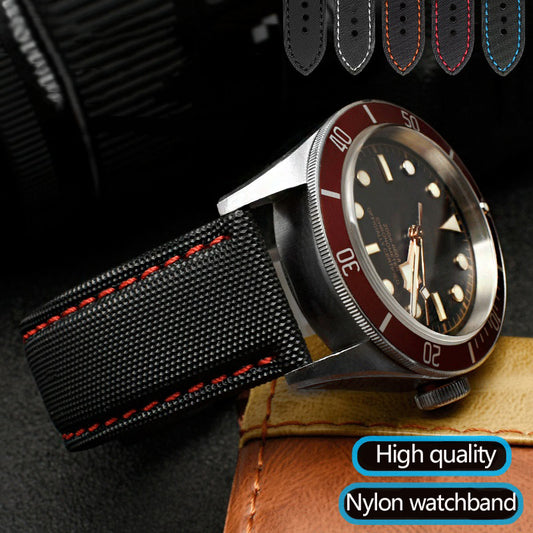 Correa de Reloj Nylon Canvas Tiansuo Haixing para Hombre - Image 2