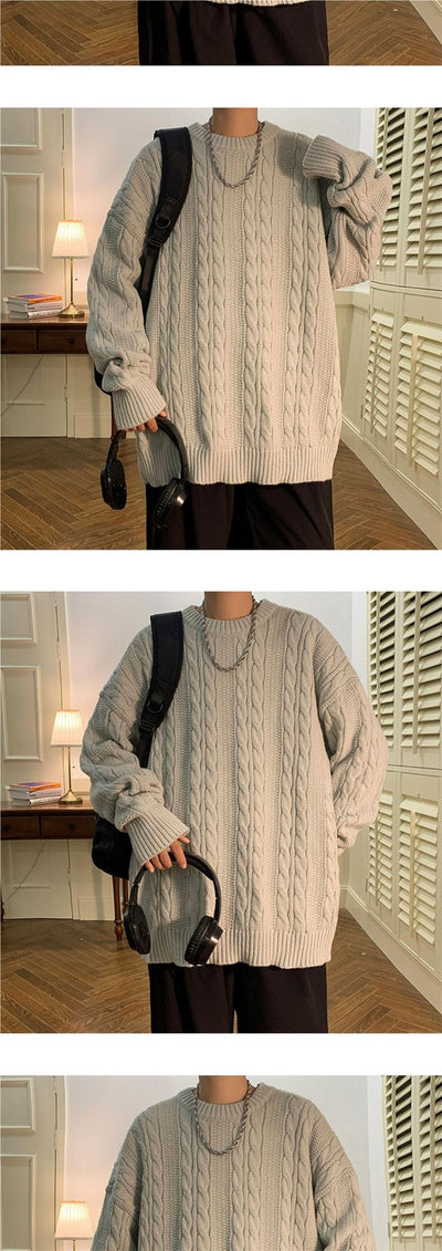 Suéter de Punto Trenzado para Hombre - Image 10