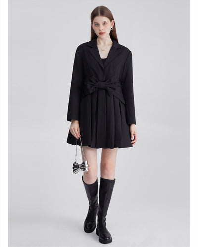 Vestido Negro Elegante Niña con Lazo Francés - Estilo Sofisticado - Image 4