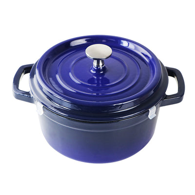 Olla de Sopa Esmaltada de Hierro Fundido 22cm - Cacerola Profesional