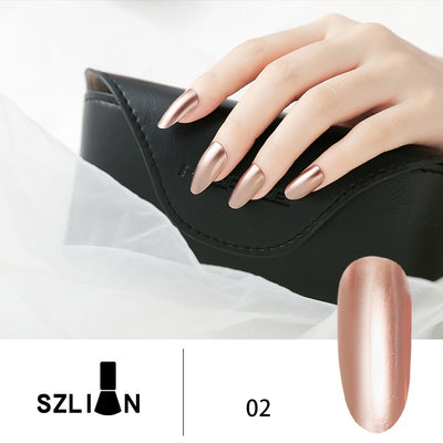 Esmalte de Uñas Espejo Plateado Metalizado de Larga Duración - Image 16