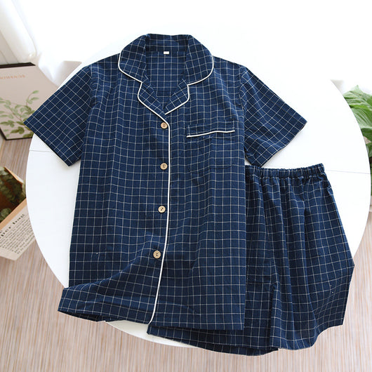 Conjunto de Pijama Camisón a Cuadros - Image 18