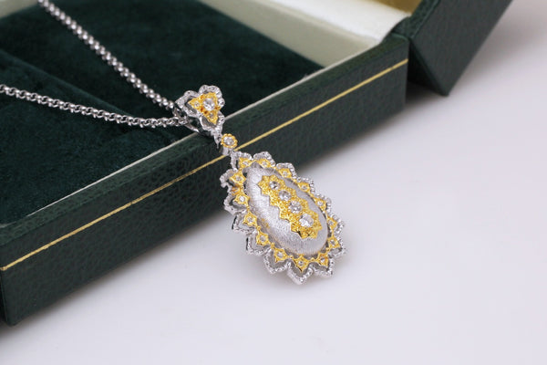 Collar Colgante Copo de Nieve Plata 925 Lujo Minimalista