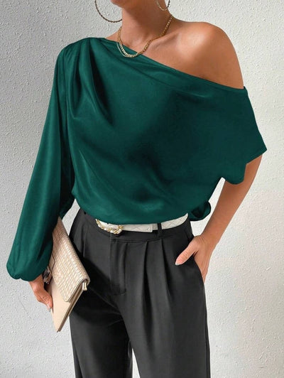 Blusa Hombro Descubierto Elegante y Versátil - Image 4