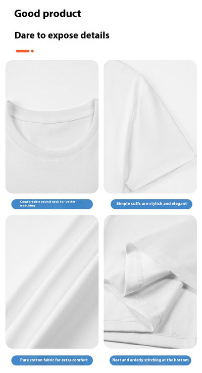 Playera Suelta de Cuello Redondo 100% Algodón para Hombre - Image 14