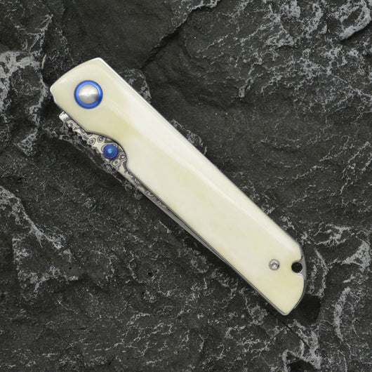 Cuchillo Plegable de Acero Damasco Premium - Portátil y Resistente - Image 11