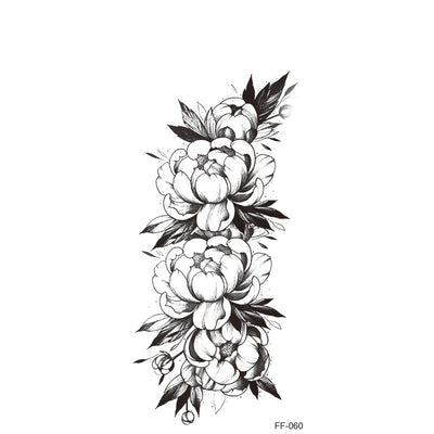 Tatuajes Temporales Floral Impermeables - Diseños Delicados y Duraderos - Image 19