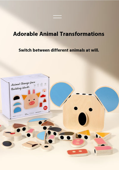 Cubo de Cambio de Caras - Bloques de Construcción Puzzle para Niños - Image 9