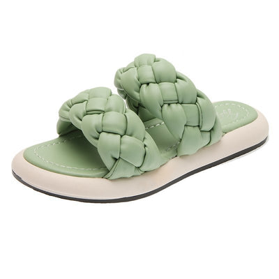 Sandalias Tejidas Cómodas para Mujer - Estilo Coreano Verano - Image 13