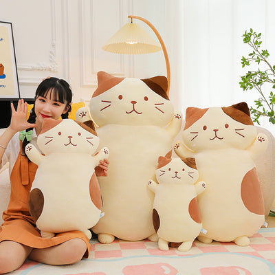 Peluche Gato de Queso Gigante - Almohada Suave para Dormir