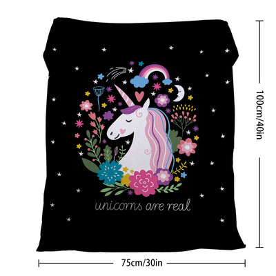Manta Franela Unicornio Negra - Suave y Acogedora para Todas las Ocasiones - Image 8