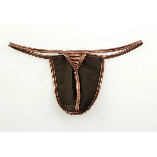 Shorts de Cuero Charol para Hombre - Diseño Atrevido y Brillante - Image 15