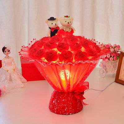 Lámpara Rosa Romántica para Dormitorio - Luz Cálida de Cabecera - Image 9