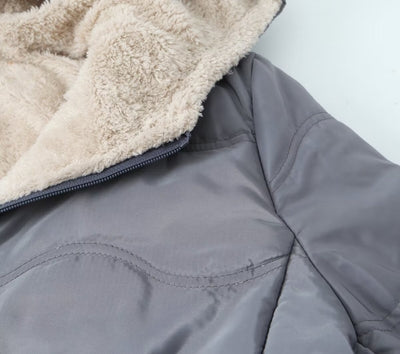 Sudadera con Capucha Estampado Geométrico Onda - Algodón Térmico Forrado - Image 20