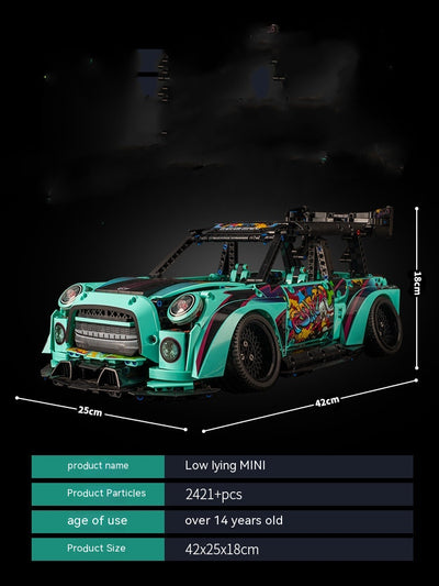 Auto Ensamblable con Bloques Modulares y Ruedas Giratorias - Image 3