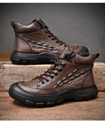 Botas Martin de Cuero Premium para Hombre con Cierre y Suela Antideslizante - Image 19