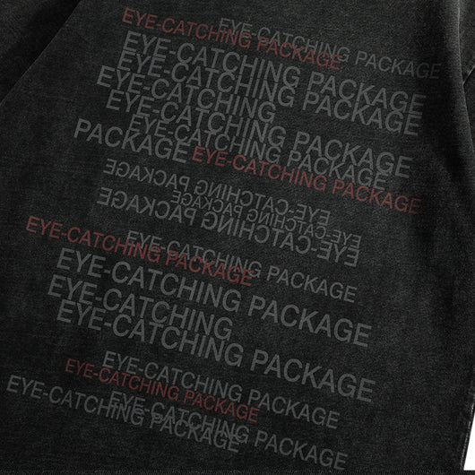Playera Estampada con Letras Desgastadas para Hombre - Image 3