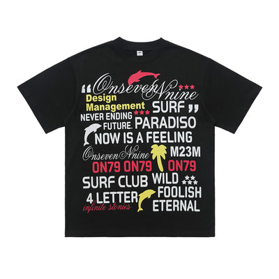 Camiseta Suelta Manga Corta con Escote Diseñado para Hombre - Image 3