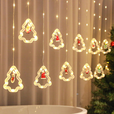 Cadena de Luces Navideñas para Cortinas - Image 7