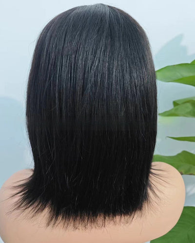 Peluca Frontal de Encaje con Cabello Humano Real Bobo - Image 8