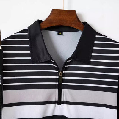 Camiseta Profesional a Rayas para Hombre - Versátil y Moderna - Image 4