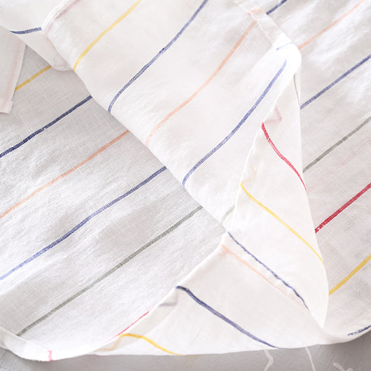 Camisa Casual de Rayas para Hombre - Manga Larga - Image 4