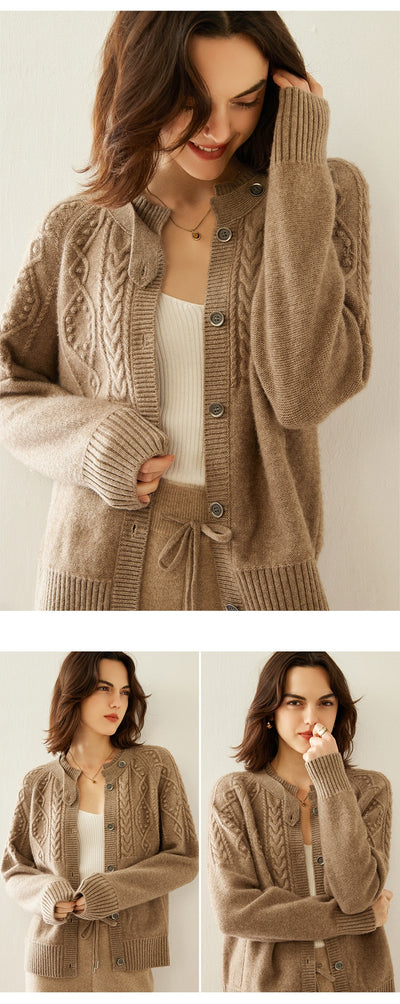 Cardigan de Cachemira Gruesa para Mujer - Image 15