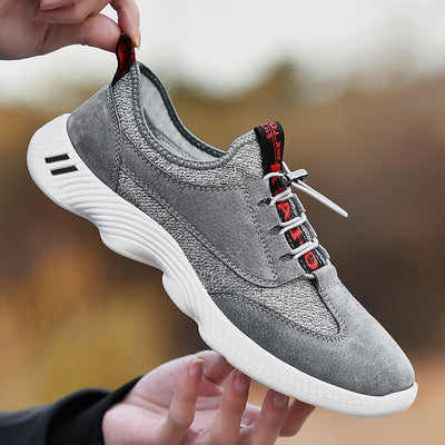 Zapatos Casuales de Cuero para Hombre Talla Grande con Malla Transpirable - Image 10