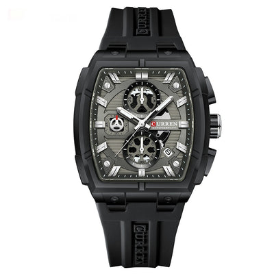 Reloj de Pulsera Hombre Impermeable con Calendario y Seis Agujas - Image 6