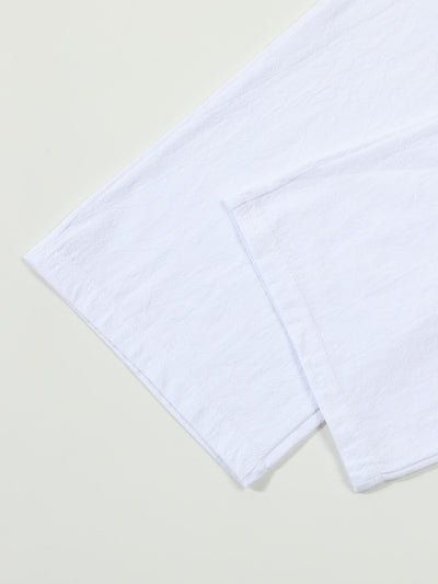 Pantalones de Lino Retro con Parches para Hombre - Image 16