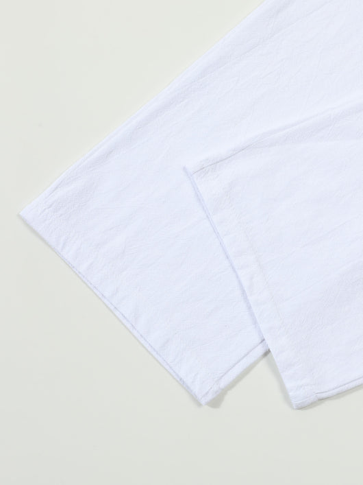 Pantalones de Lino Retro con Parches para Hombre - Image 16