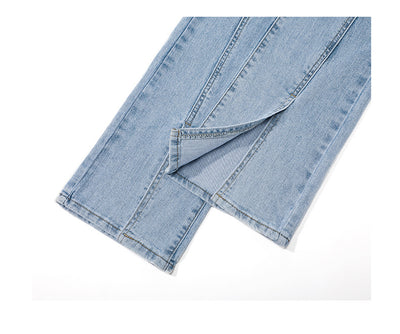 Jeans Skinny Cintura Alta Elásticos con Abertura Lateral - Image 17
