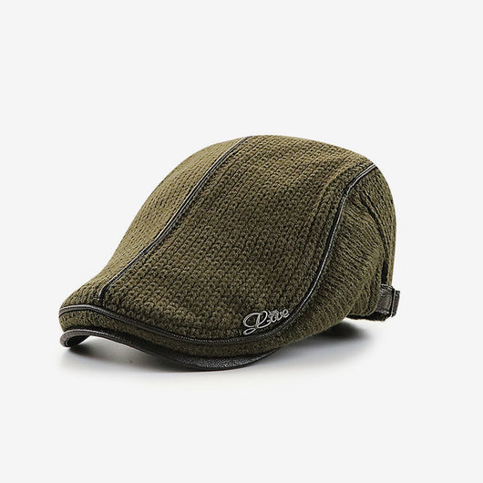 Gorro Tejido Grueso Británico para Hombre - Abrigo Casual - Image 4