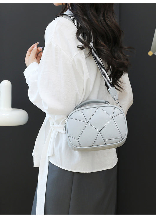 Bolso Pequeño Retro de Patchwork Trendy con Tres Capas - Image 19