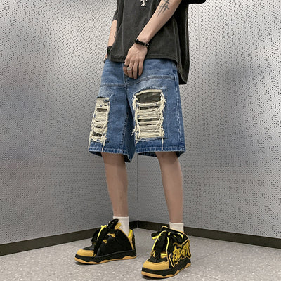 Jeans Vintage para Hombre con Parches de Estrella - Image 6