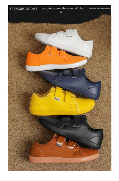 Zapatos Casuales de Cuero Ancho con Velcro para Hombre y Mujer Talla Grande - Image 13