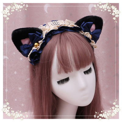 Diadema Lolita Gatita de Peluche con Encaje - Accesorio Anime Japonés - Image 30