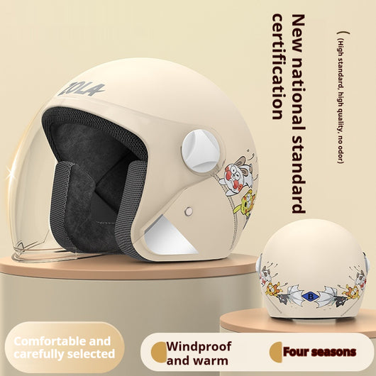 Casco de Bicicleta Eléctrica con Bufanda Térmica para Hombre y Mujer - Image 5