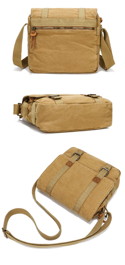 Bolsa de Lona Retro para Hombre - Bandolera Portátil de Estilo Vintage - Image 11