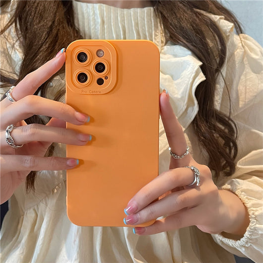 Funda Protectora Mate de Color Sólido para Teléfono - Image 8