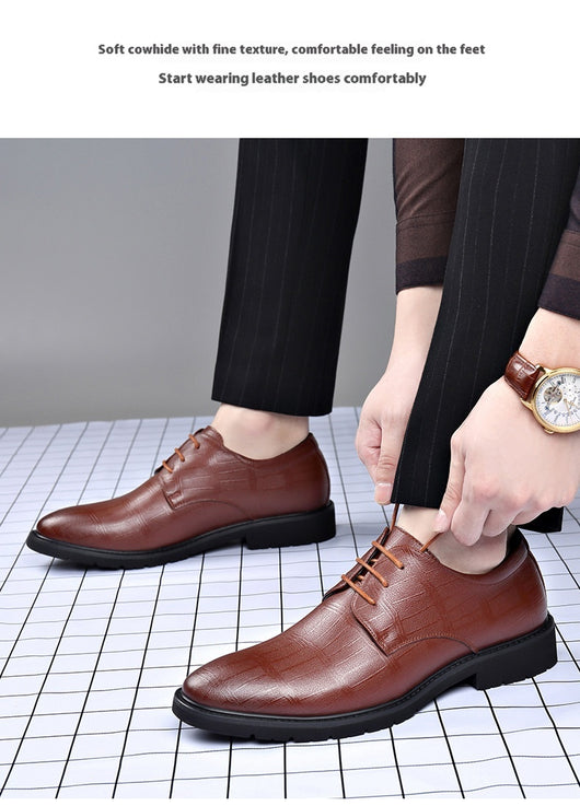 Zapatos Formales de Cuero Genuino para Hombre Talla Grande - Image 28