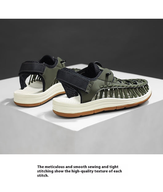 Sandalias Deportivas Tejidas con Drenaje Rápido para Senderismo y Trekking - Image 10