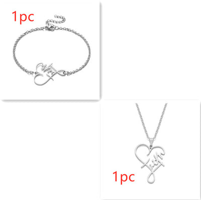 Collar Colgante Corazón de Fe - Image 8